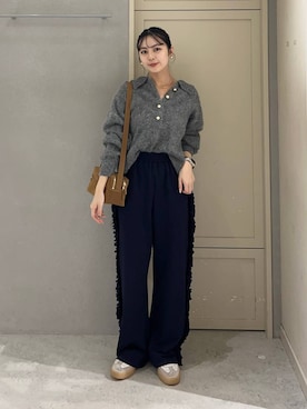 「アイテム（シュシュ）」を使った、tsukemonoemiさん（レディース・160cm・20代）の秋コーディネート