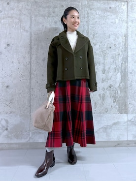 Dessin_officialさん（レディース・158cm）の冬コーディネート