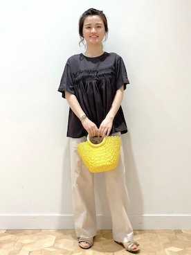 「カコバッグ」｜Dessin_officialさん（レディース・160cm）の夏コーディネート