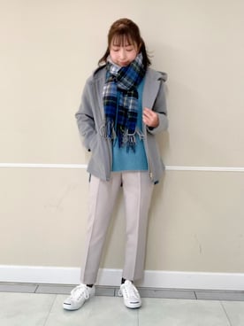「ジャックパーセル」｜「アイテム（その他アウター）」を使った、Dessin_officialさん（レディース・153cm）の冬コーディネート