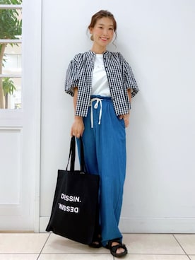 Dessin_officialさん（レディース・156cm）の夏コーディネート