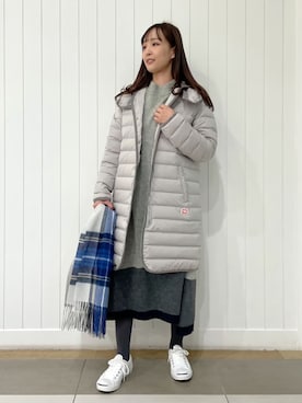「ジャックパーセル」｜「アイテム（ワンピース/ドレス）」を使った、Dessin_officialさん（レディース・153cm）の冬コーディネート