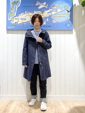 「ジャックパーセル」｜「アイテム（その他アウター）」を使った、Dessin_officialさん（レディース・160cm）の冬コーディネート