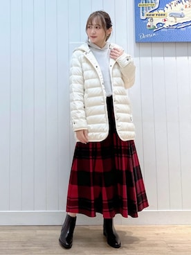 「スカートコーデ」｜Dessin_officialさん（レディース・158cm）の冬コーディネート