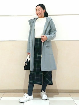 「ジャックパーセル」｜「アイテム（その他アウター）」を使った、Dessin_officialさん（レディース・165cm）の冬コーディネート