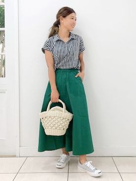 Dessin_officialさん（レディース・156cm）の夏コーディネート