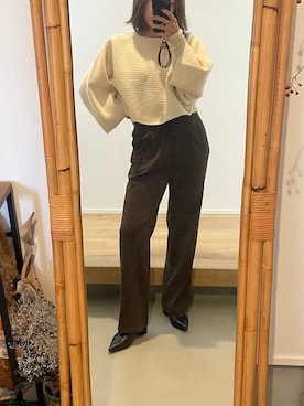 「FABIO RUSCONI（ファビオルスコーニ）のアイテム（ブーツ）」を使った、stmidさん（レディース・155cm）の秋コーディネート