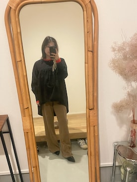 「FABIO RUSCONI（ファビオルスコーニ）のアイテム（ブーツ）」を使った、stmidさん（レディース・155cm）の春コーディネート