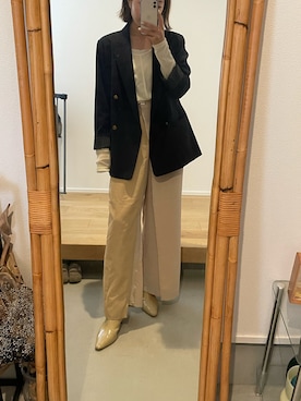 「AIC.（エーアイシー）のアイテム」を使った、stmidさん（レディース・157cm）の春コーディネート