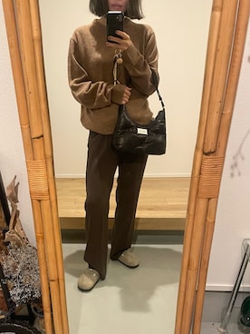 「アイテム（サンダル）」を使った、stmidさん（レディース・155cm）の秋コーディネート