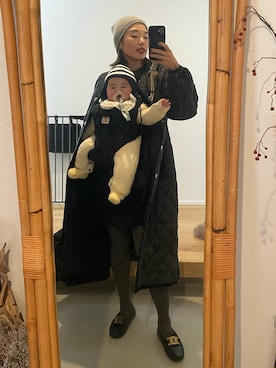 「TOD’S（トッズ）のアイテム」を使った、stmidさん（レディース・157cm）の冬コーディネート