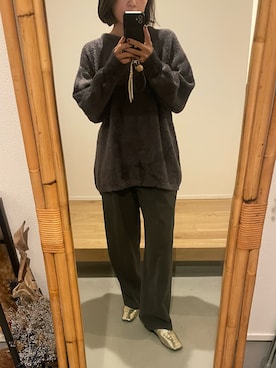 「アイテム（バレエシューズ）」を使った、stmidさん（レディース・155cm）の秋コーディネート