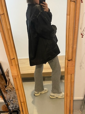 「アイテム（MA-1）」を使った、stmidさん（レディース・153cm）の秋コーディネート