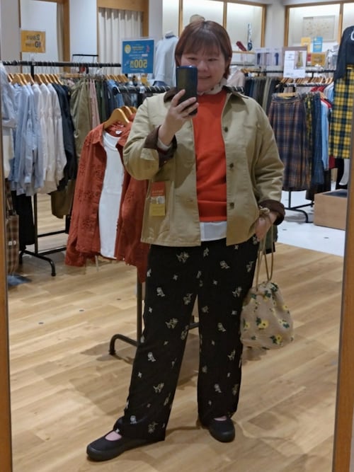 セール】フラワー刺繍イージーワイドパンツ（その他パンツ）｜coen