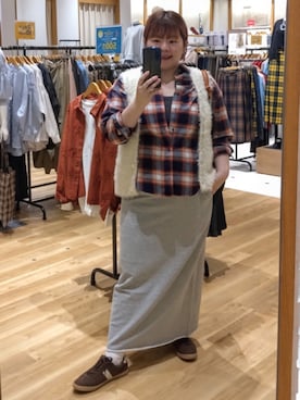 「coen（コーエン）のアイテム」を使った、coen みー子さん（レディース・162cm）の秋コーディネート