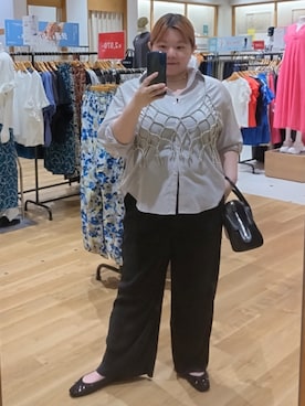 「プリーツパンツ」｜coen みー子さん（レディース・162cm）の秋コーディネート