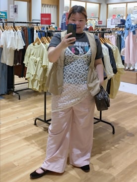 「coen（コーエン）のアイテム（その他パンツ）」を使った、coen みー子さん（レディース・162cm）の秋コーディネート