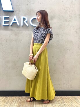 chisaさん（レディース・157cm）の夏コーディネート