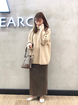 「チェック柄に恋してる」｜「アイテム（バレエシューズ）」を使った、chisaさん（レディース・157cm）の秋コーディネート