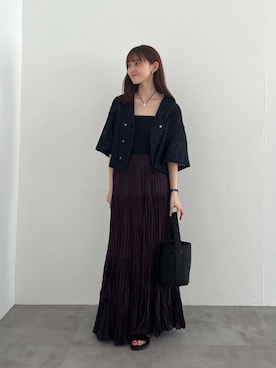 chisaさん（レディース・157cm）の夏コーディネート