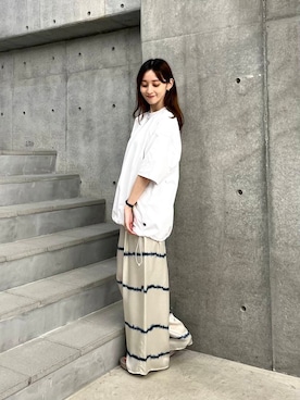 「アーバンリサーチ」｜「アイテム（サンダル）」を使った、chisaさん（レディース・157cm）の夏コーディネート