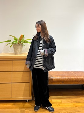 「アイテム（その他アウター）」を使った、chisaさん（レディース・157cm）の秋コーディネート