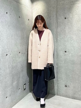 「秋服」｜「アイテム（その他アウター）」を使った、chisaさん（レディース・157cm）の秋コーディネート