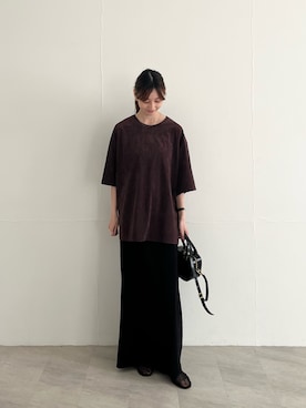 「アイテム（バレエシューズ）」を使った、chisaさん（レディース・157cm）の夏コーディネート
