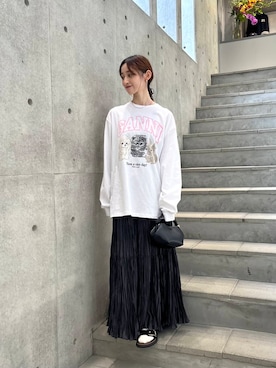 「20代後半」｜chisaさん（レディース・157cm）の夏コーディネート