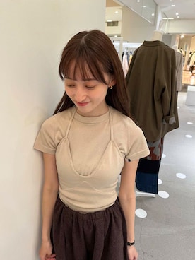 「URBAN RESEARCH（アーバンリサーチ）のアイテム（その他トップス）」を使った、chisaさん（レディース・157cm）の秋コーディネート