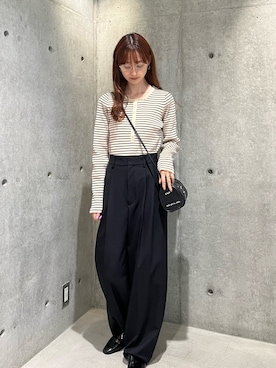 「RODE SKO」｜「アイテム（パンツ）」を使った、chisaさん（レディース・157cm）の秋コーディネート
