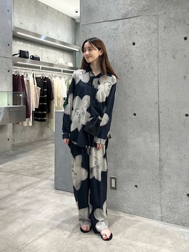 「アイテム（ルームウェア）」を使った、chisaさん（レディース・157cm）の夏コーディネート