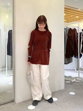 「アイテム（その他雑貨）」を使った、chisaさん（レディース・157cm）の秋コーディネート