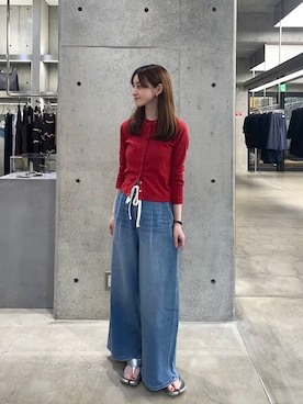 「20代後半」｜chisaさん（レディース・157cm）の夏コーディネート
