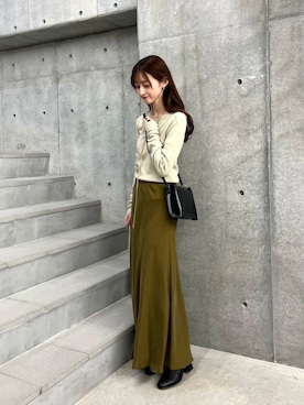 「URBANRESEARCH」｜「アイテム（ブーツ）」を使った、chisaさん（レディース・157cm）の冬コーディネート