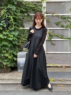 「PIENI（ピエニ）のPIENI　KUU（トートバッグ）」を使った、chisaさん（レディース・157cm）の夏コーディネート