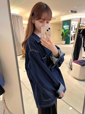 「アイテム（カバーオール）」を使った、chisaさん（レディース・157cm）の秋コーディネート
