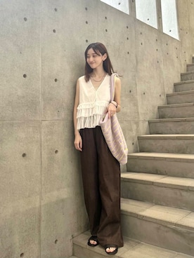 chisaさん(レディース・157cm)の夏コーディネート