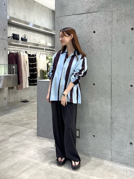 「アイテム（ルームウェア）」を使った、chisaさん（レディース・157cm）の夏コーディネート