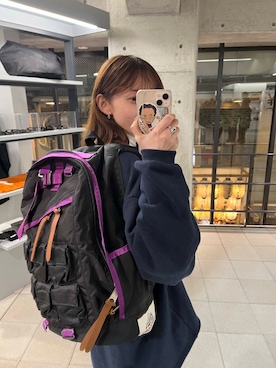 「URBAN RESEARCH（アーバンリサーチ）のアイテム（バックパック/リュック）」を使った、chisaさん（レディース・157cm）の冬コーディネート