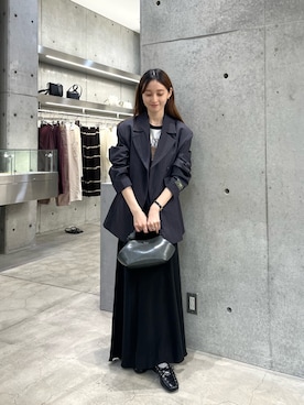 「アイテム（バレエシューズ）」を使った、chisaさん（レディース・157cm）の夏コーディネート