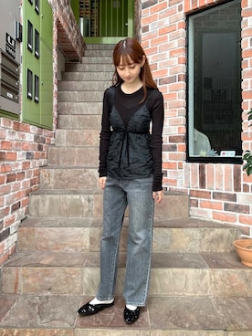 chisaさん（レディース・157cm）の夏コーディネート