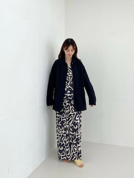 「アイテム（カバーオール）」を使った、chisaさん（レディース・157cm）の夏コーディネート