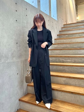 「秋服」｜「アイテム（その他アウター）」を使った、chisaさん（レディース・157cm）の夏コーディネート
