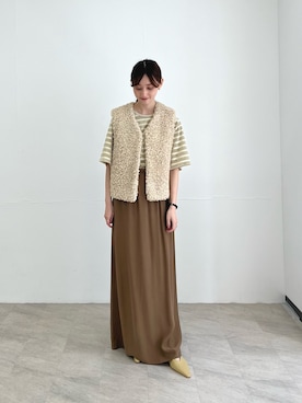 「アイテム（その他アウター）」を使った、chisaさん（レディース・157cm）の夏コーディネート