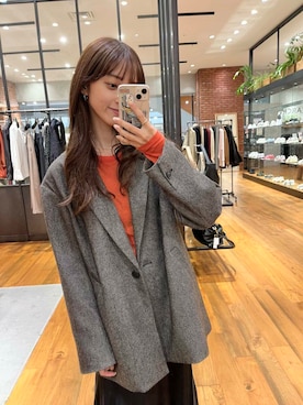 「秋服」｜「アイテム（その他アウター）」を使った、chisaさん（レディース・157cm）の秋コーディネート