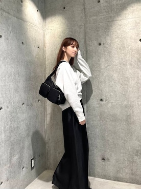 「アイテム（スウェット）」を使った、chisaさん（レディース・157cm）の夏コーディネート