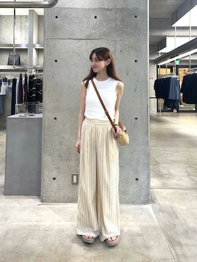 「20代後半」｜chisaさん（レディース・157cm）の夏コーディネート