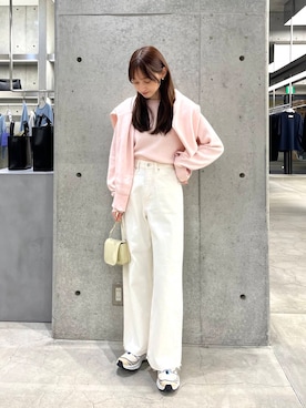 「URBAN RESEARCH（アーバンリサーチ）のアイテム（チュニック）」を使った、chisaさん（レディース・157cm）の冬コーディネート