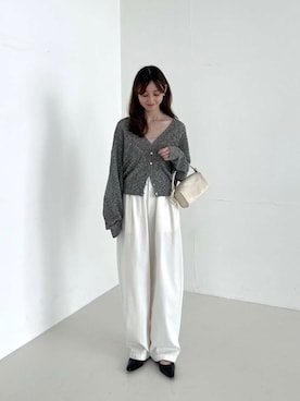 「アーバンリサーチ」｜「アイテム（パンツ）」を使った、chisaさん（レディース・157cm）の夏コーディネート